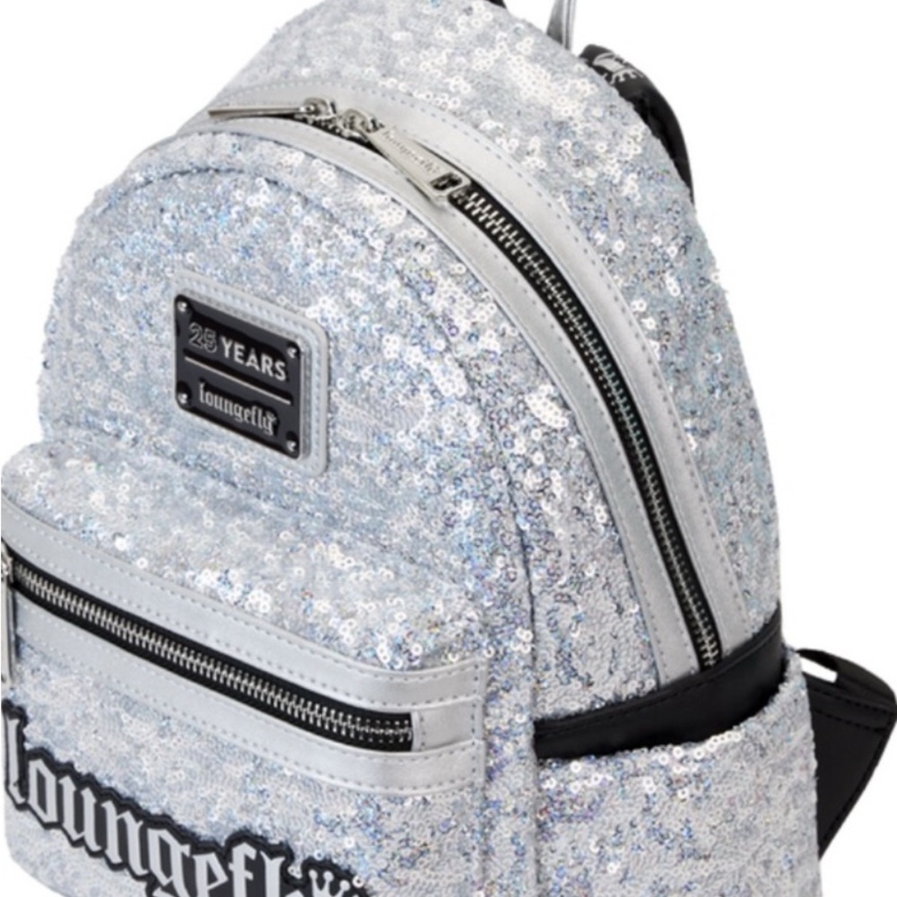 LOUNGEFLY SEQUIN 25th ANNIVERSARY BAG! - Picture 3 of 11